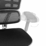 Ергономичен стол ERGOHUMAN ELITE 2 - сива рамка - черен - Image 17