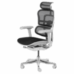 Ергономичен стол ERGOHUMAN ELITE 2 - сива рамка - черен - Image 4