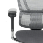 Ергономичен стол ERGOHUMAN IOO ELITE 2 - черна рамка - черен - Image 12