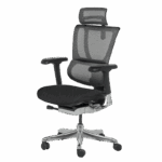 Ергономичен стол ERGOHUMAN IOO ELITE 2 - черна рамка - черен - Image 4