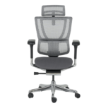 Ергономичен стол ERGOHUMAN IOO ELITE 2 - черна рамка - сив - Image 3