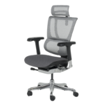 Ергономичен стол ERGOHUMAN IOO ELITE 2 - черна рамка - сив - Image 4