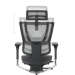Ергономичен стол ERGOHUMAN IOO ELITE 2 - черна рамка - сив - Image 10
