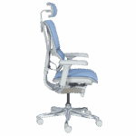 Ергономичен стол ERGOHUMAN IOO ELITE 2 - сива рамка - син - Image 5