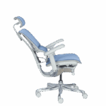 Ергономичен стол ERGOHUMAN IOO ELITE 2 - сива рамка - син - Image 7