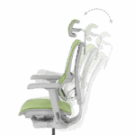 Ергономичен стол ERGOHUMAN IOO ELITE 2 - сива рамка - зелен - Image 10