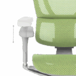 Ергономичен стол ERGOHUMAN IOO ELITE 2 - сива рамка - зелен - Image 16