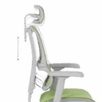 Ергономичен стол ERGOHUMAN IOO ELITE 2 - сива рамка - зелен - Image 8