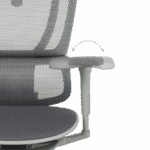 Ергономичен стол ERGOHUMAN IOO ULTRA - сива рамка - сив - Image 17