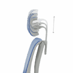 Ергономичен стол ERGOHUMAN IOO ULTRA - сива рамка - син - Image 11