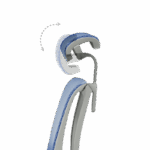 Ергономичен стол ERGOHUMAN IOO ULTRA - сива рамка - син - Image 12