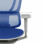Ергономичен стол ERGOHUMAN IOO ULTRA - сива рамка - син - Image 16
