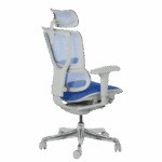 Ергономичен стол ERGOHUMAN IOO ULTRA - сива рамка - син - Image 6
