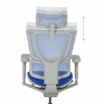 Ергономичен стол ERGOHUMAN IOO ULTRA - сива рамка - син - Image 9