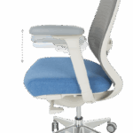Ергономичен стол GLAND - син-сив - Image 11