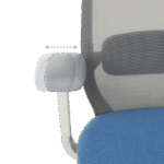 Ергономичен стол GLAND - син-сив - Image 13