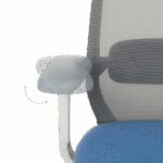 Ергономичен стол GLAND - син-сив - Image 14
