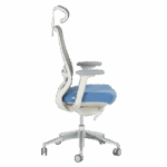 Ергономичен стол GLAND - син-сив - Image 4
