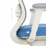Ергономичен стол GLAND - син-сив - Image 10