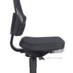Индустриален ергономичен стол BIMOS NEXXIT 1 - 9030 - черен - Image 12