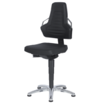 Индустриален ергономичен стол BIMOS NEXXIT 1 - 9030 - черен - Image 3