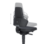 Индустриален ергономичен стол BIMOS NEXXIT 1 - 9030 - черен - Image 10