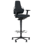 Индустриален ергономичен стол BIMOS NEXXIT 3 - 9031 - черен - Image 8