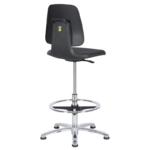 Лабораторен ергономичен стол BIMOS LABSIT 3 - 9121E - черен - Image 6