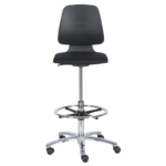 Лабораторен ергономичен стол BIMOS LABSIT 4 - 9125  - черен - Image 2