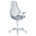 Лабораторен ергономичен стол BIMOS TEXON 2 - 9173R - сив - Image 7
