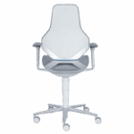 Лабораторен ергономичен стол BIMOS TEXON 2 - 9173R - сив - Image 8