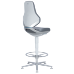 Лабораторен ергономичен стол BIMOS TEXON 3 - 9171R - сив - Image 5