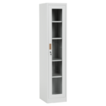 Метален шкаф Carmen CR-1001 L - сив