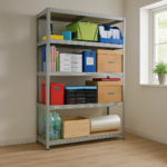 Метален стелаж STAR PL 213x120x60 см, до 250 кг на рафт - цинк - Image 2