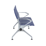 Посетителска пейка с 3 места Carmen CR-1036-3 - синя - Image 4