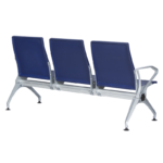Посетителска пейка с 3 места Carmen CR-1036-3 - синя - Image 5