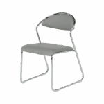 Посетителски стол 1145 - сив - Image 3
