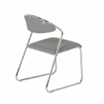 Посетителски стол 1145 - сив - Image 5