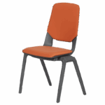 Посетителски стол LIMBER - оранжев - Image 3