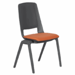 Посетителски стол LIMBER - оранжев - Image 4
