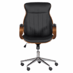 Президентски офис стол Carmen 6402 - орех - черно - Image 2