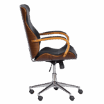 Президентски офис стол Carmen 6402 - орех - черно - Image 4