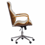 Президентски офис стол Carmen 6402 - орех-крем - Image 4