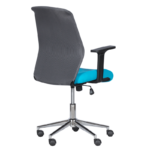 Работен офис стол Carmen 7047-1 - сив-син - Image 5