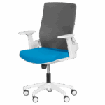 Работен офис стол Carmen 7547 - син-сив - Image 3