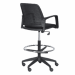 Работен офис стол Carmen 7556 - черен - Image 5
