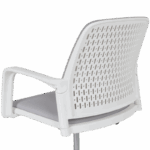Работен офис стол Carmen 7556 W - светлосив - Image 7