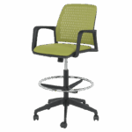 Работен офис стол Carmen 7556 - зелен - Image 3