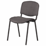 Посетителски стол Carmen 1130 LUX - сив - Image 3