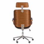 Президентски офис стол Carmen 6401 - орех - черно - Image 5